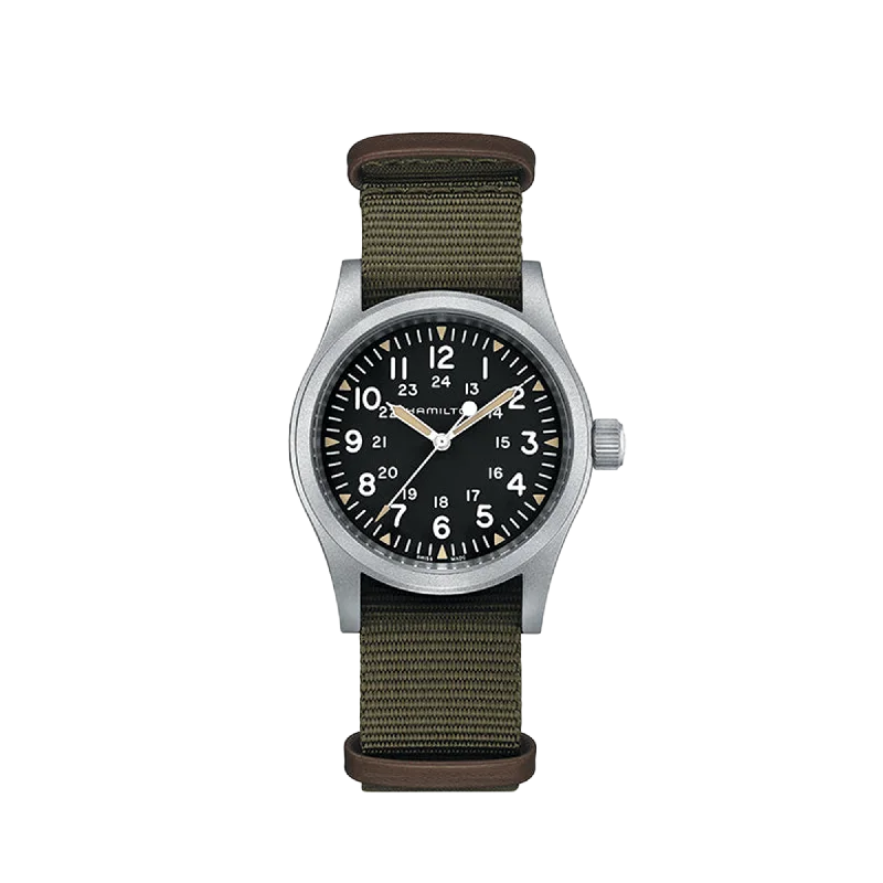 Watches with Two-Tone Cases for a Stylish AppearanceHamilton Khaki Field Mechanical 38mm Nato