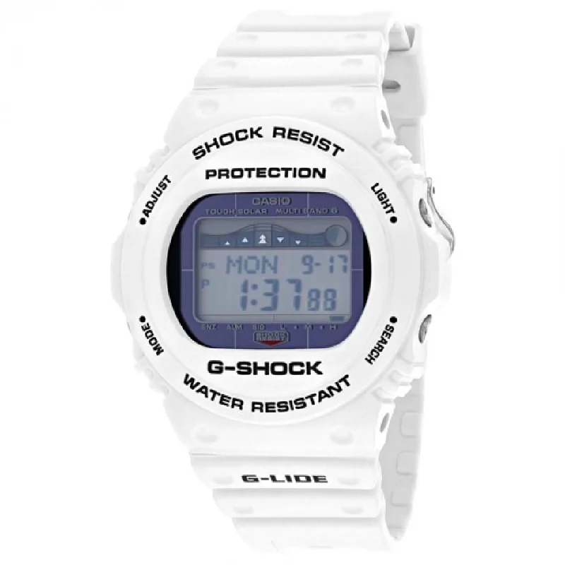 Hybrid Smartwatches with Traditional Watch AestheticsCasio Men's GWX5700CS-7 G-Shock White Resin Watch