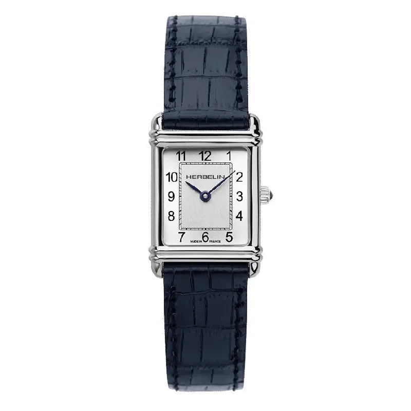 Classic Style Watches for Timeless AppealHerbelin Art Déco Ladies Silver Watch 17478AP22BL