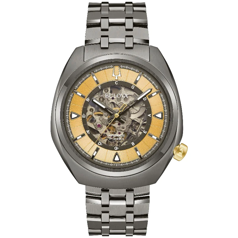 Watches with Skeletonized Hands for a Modern TwistBulova Grammy Collection 98A294