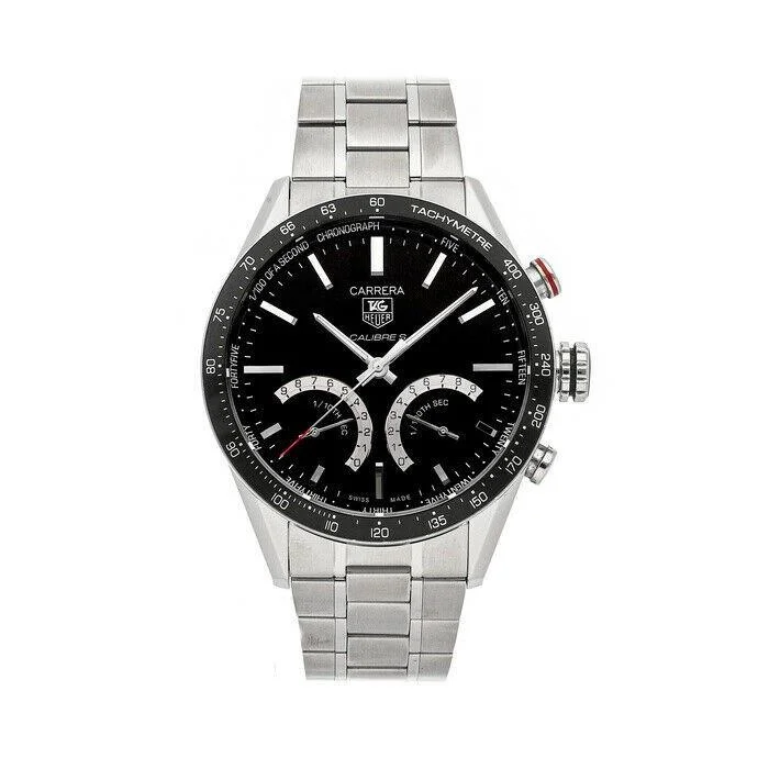 Watches with Two-Tone Cases for a Stylish AppearanceTag Heuer Men's CV7A12.BA0795 Carrera Chronograph Stainless Steel Watch