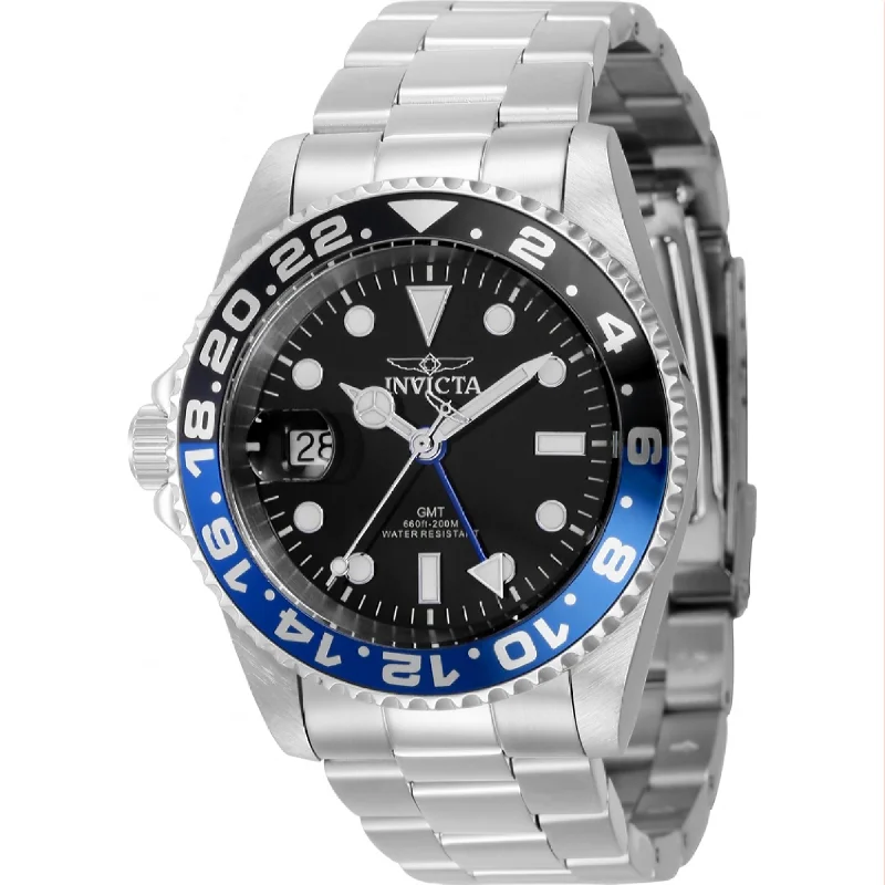 Alloy Cased Watches for Affordable QualityInvicta  Quartz Pro Diver Black Dial Men's Watch 43962