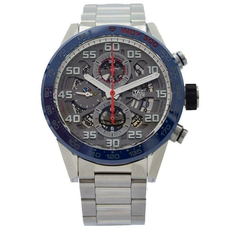 Hybrid Smartwatches with Traditional Watch AestheticsTag Heuer Men's CAR201G.BA0766 Carrera Calibre Heuer Chronograph Stainless Steel Watch