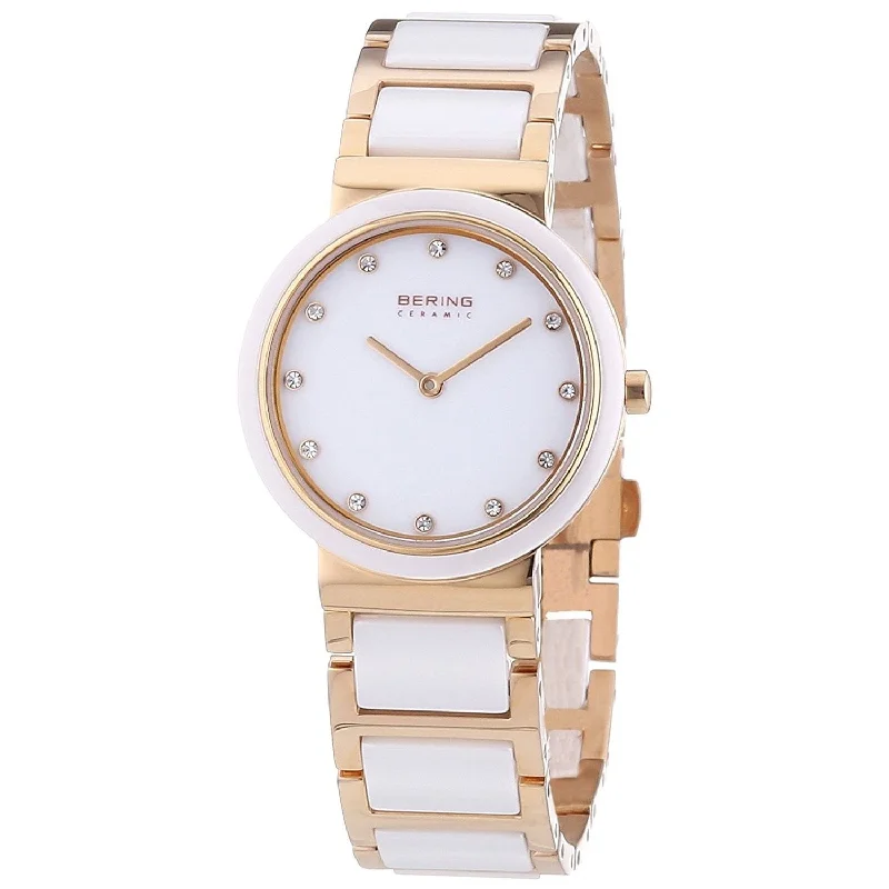 Watches with Temperature SensorBering Women's 10729-766 Ceramic Crystal Two-Tone Stainless steel and Ceramic Watch