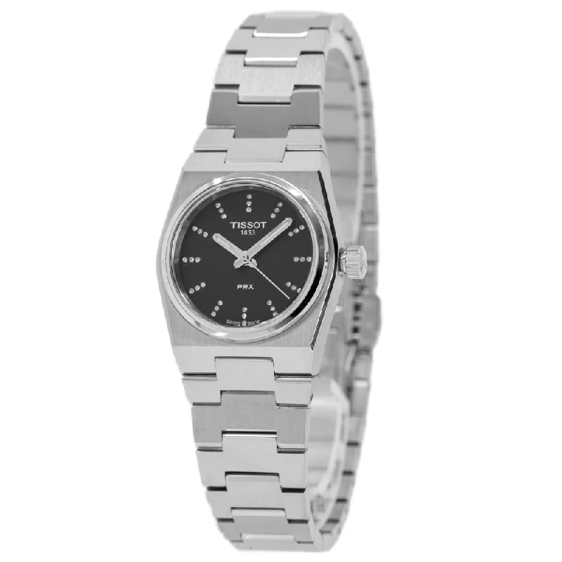 Stainless Steel Dress Watches for BusinessmenTissot Men's T137.010.11.056.00 PRX 25mm Quartz