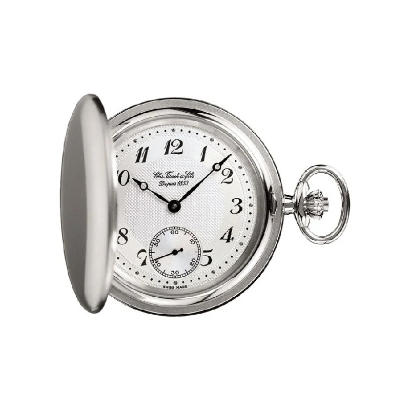 Watches with Sword-Style Hands for a Distinctive LookTissot T83.7.407.32 T-Pocket White Dial Watch