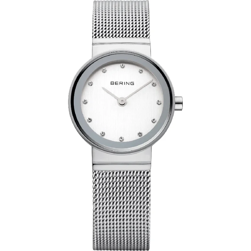 Watches with Power Reserve Indicator (for mechanical)Bering - Classic Ladies Silver Mesh Watch