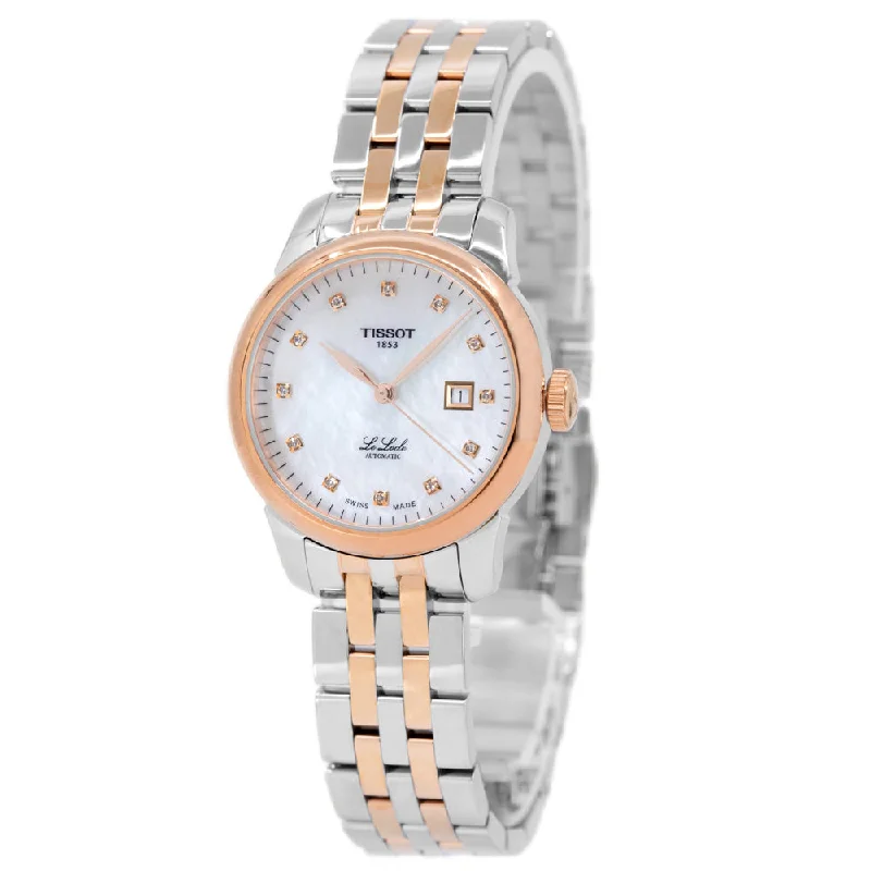 Watches with Glossy Finish Cases for a Shiny AppealTissot Ladies T006.207.22.116.00  Le Locle Mop Dial Watch