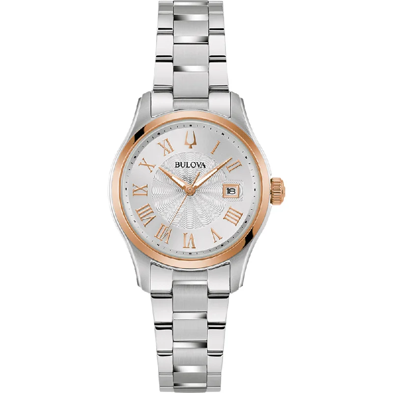 Watches with Gold Plated Cases for a Luxurious LookBulova Women's 98M136 Wilton Lady Quartz