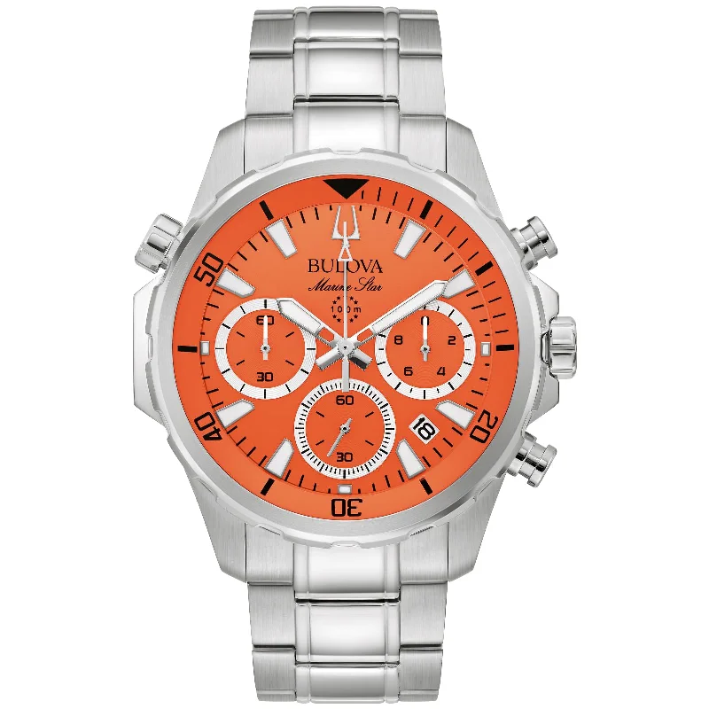 Watches with Stainless Steel PVD Coating for Scratch ResistanceBulova Marine Star Collection 96B395