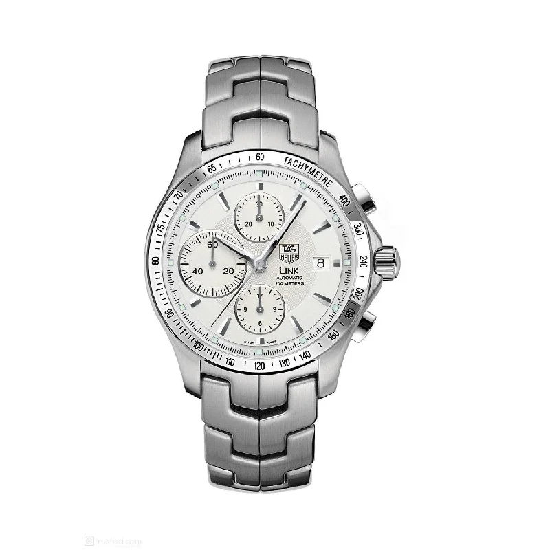 Watches with Sword-Style Hands for a Distinctive LookTag Heuer Men's CJF2111.BA0594 Link Chronograph Automatic Stainless Steel Watch