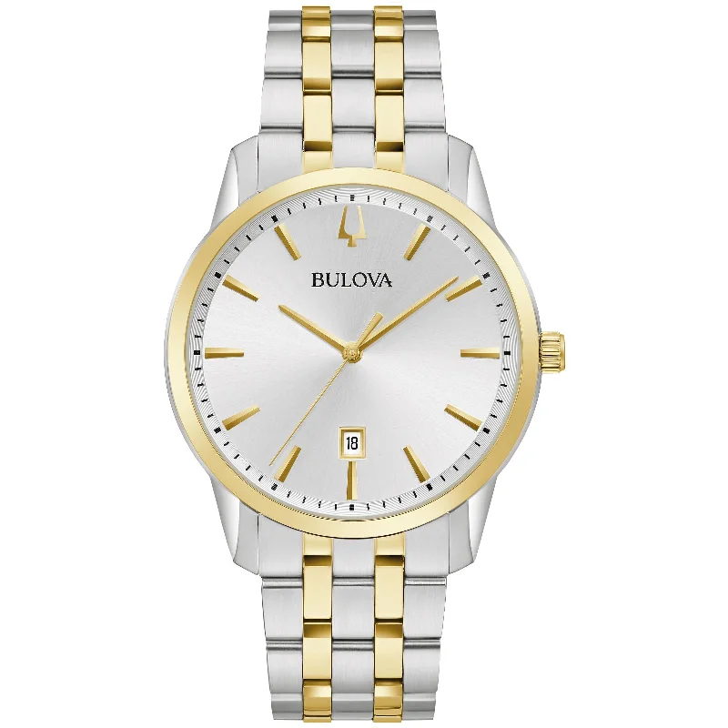 Watches with Stainless Steel PVD Coating for Scratch ResistanceBulova Sutton Classic Collection 98B385