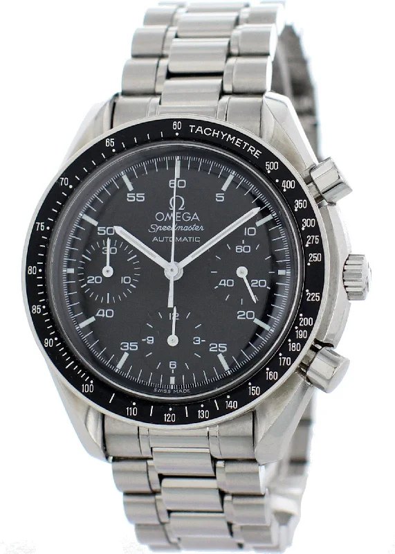 Watches with Braided Straps for a Handmade TouchOmega Speedmaster Reduced 3510.50.00 Mens Watch With Papers