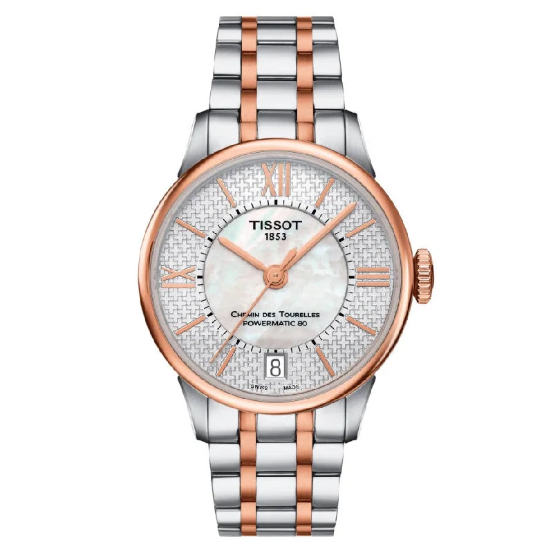 Mechanical Watches with Hand-Winding MechanismTISSOT CHEMIN DES TOURELLES POWERMATIC 80 HELVETIC PRIDE LADY T0992072211801