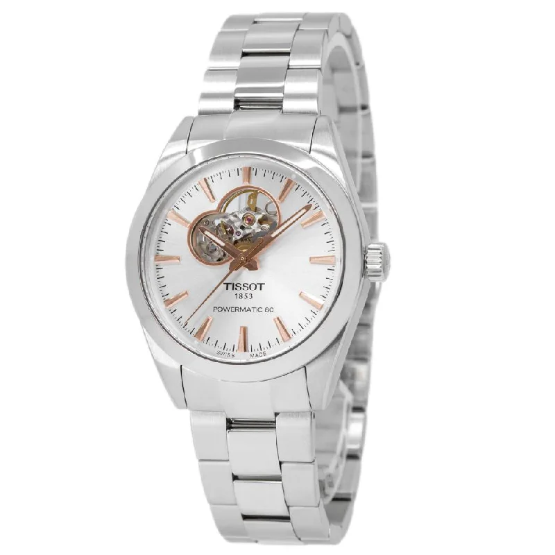 Chronograph Watches for Sports EnthusiastsTissot Uomo T127.407.11.031.01 Gentleman Open Heart Auto