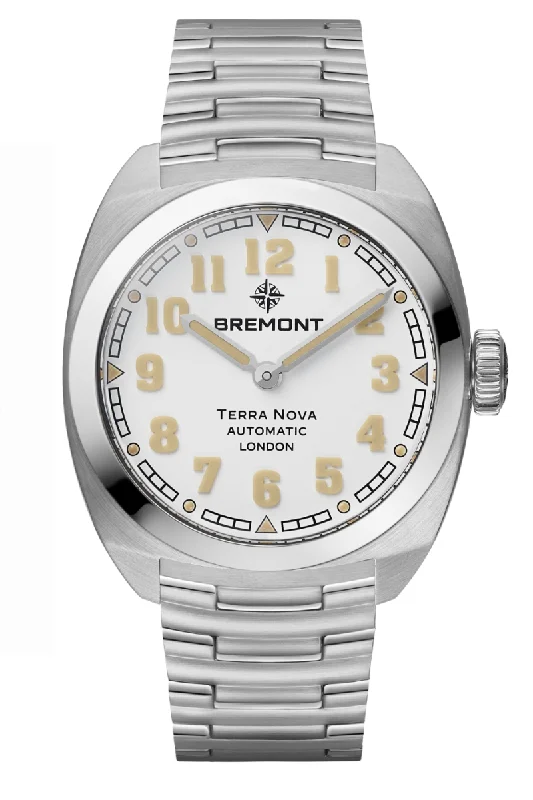 Dressy Watches for Evening EventsBremont Terra Nova 38mm TN38-ND-SS-WH-B