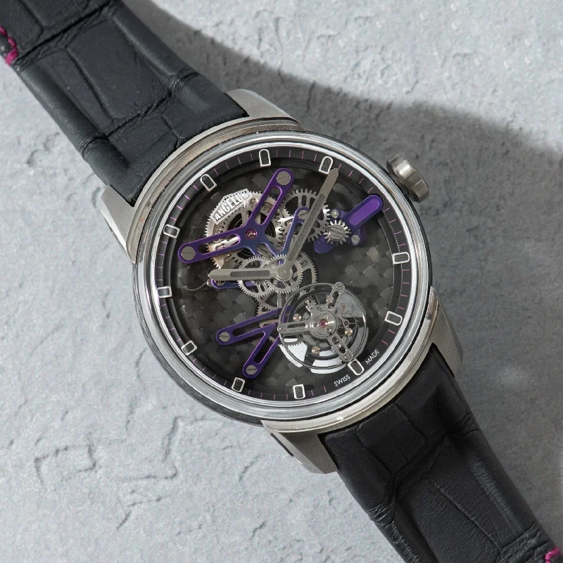 Watches with Dauphine-Style Hands for an Elegant LookAngelus U23 Tourbillon Cosmopolitan Piece Unique