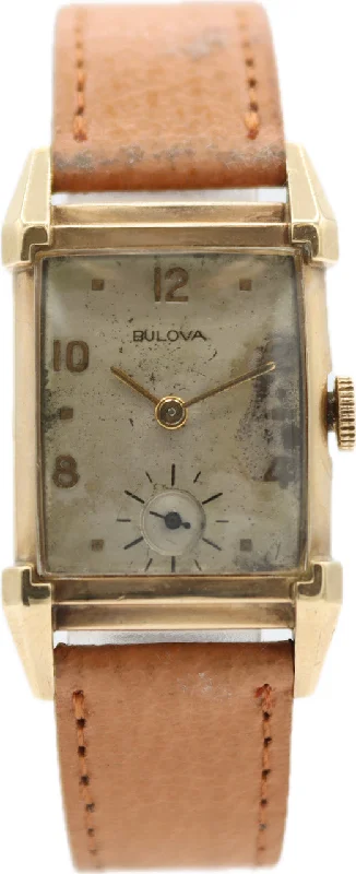 Watches with Skeletonized Hands for a Modern TwistVintage 1954 Bulova Men's Mechanical Wristwatch 7AK USA 10k RGP Art Deco