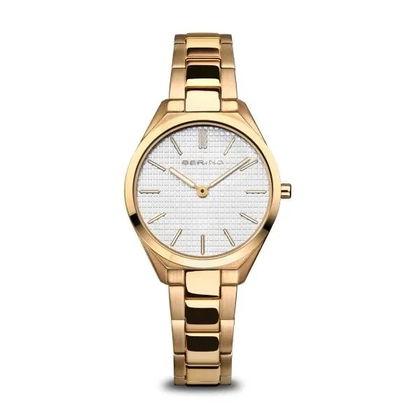 Watches with Temperature SensorBering - Ultra Slim Gold Ladies Watch