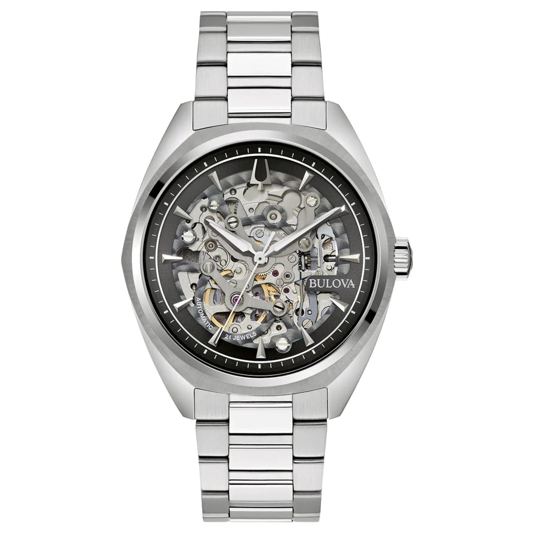 Solar-Powered Watches for Eco-Conscious UsersBulova Surveyor Automatic Men's Silver Watch 96A293