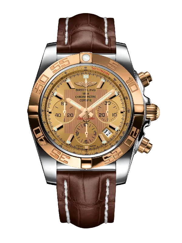 Vintage Style Mechanical Watches for CollectorsBreitling Chronomat 44 Steel & gold - Golden Sun