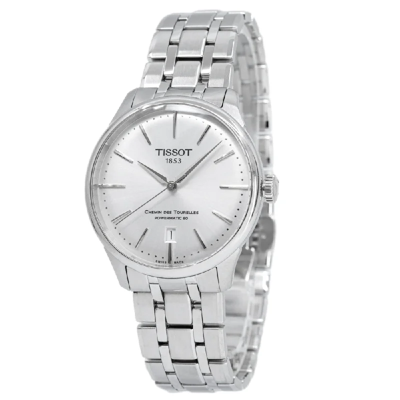 Watches with Temperature SensorTissot T139.807.11.031.00 Chemin Des Tourelles Powermatic 80