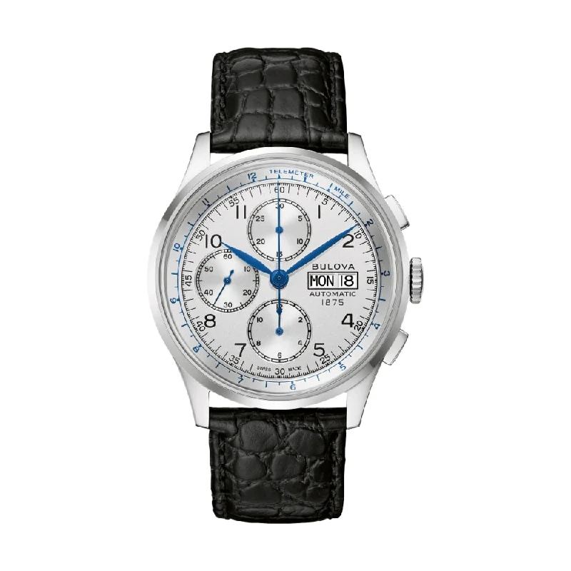 Titanium Cased Watches for Lightweight ComfortLimited Edition Chronograph Silver Dial