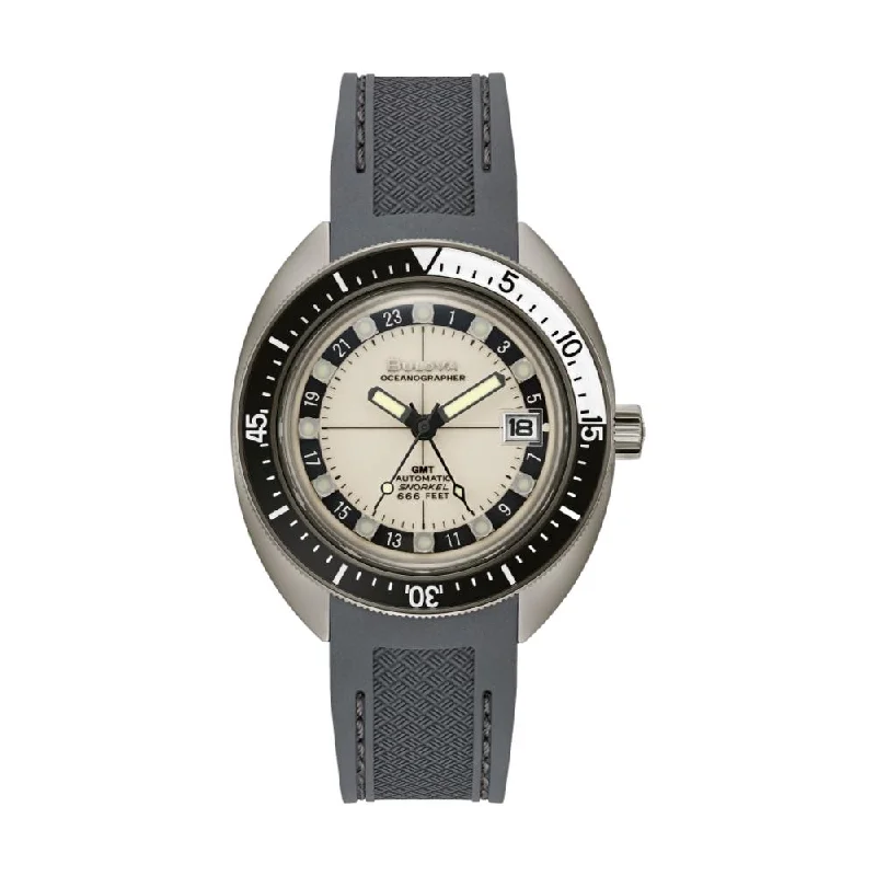 Alloy Cased Watches for Affordable QualityOceanographer GMT White Dial