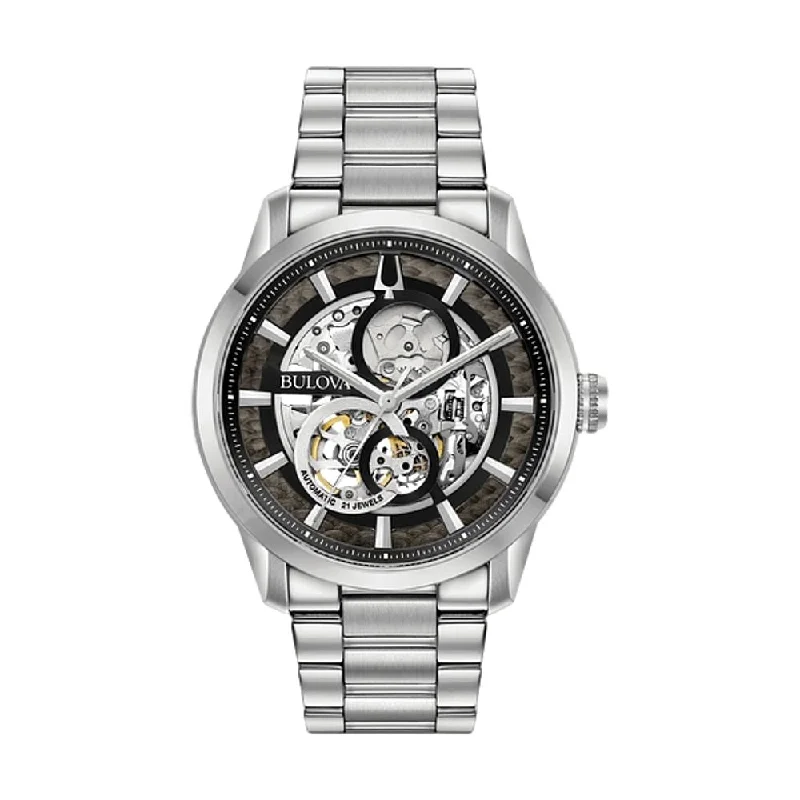 Watches with Silicone Straps for a Soft FeelSutton Skeleton Stainless Steel Case