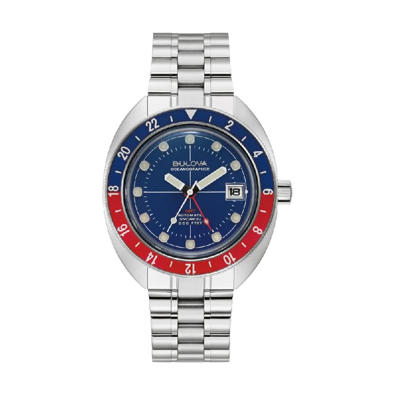 Classic Style Watches for Timeless AppealOceanographer GMT Blue Dial