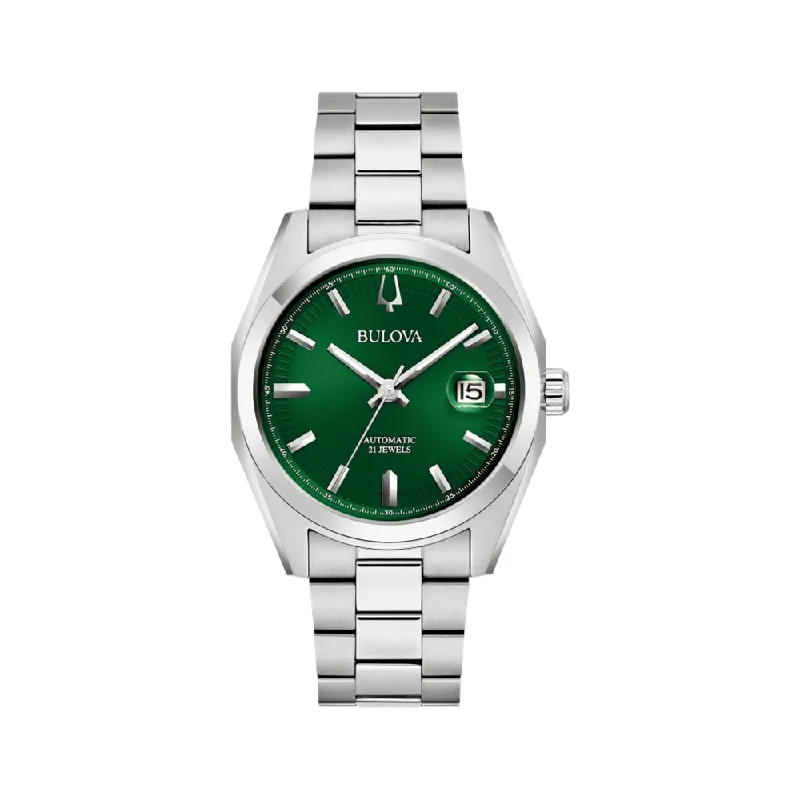 Luxury Quartz Watches with High-End MovementsSurveyor Green Dial, 39 mm